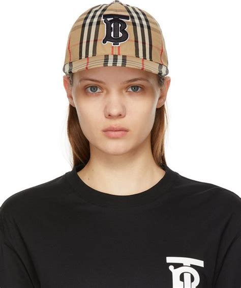 burberry 8038504|Burberry Vintage Monogram Check Baseball Cap, Size X.